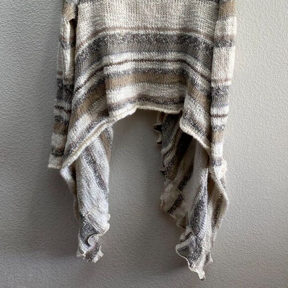 Boston Proper Knit Hi-Lo Flyaway Cardigan Sweater Multi-Color Medium - Picture 6 of 6